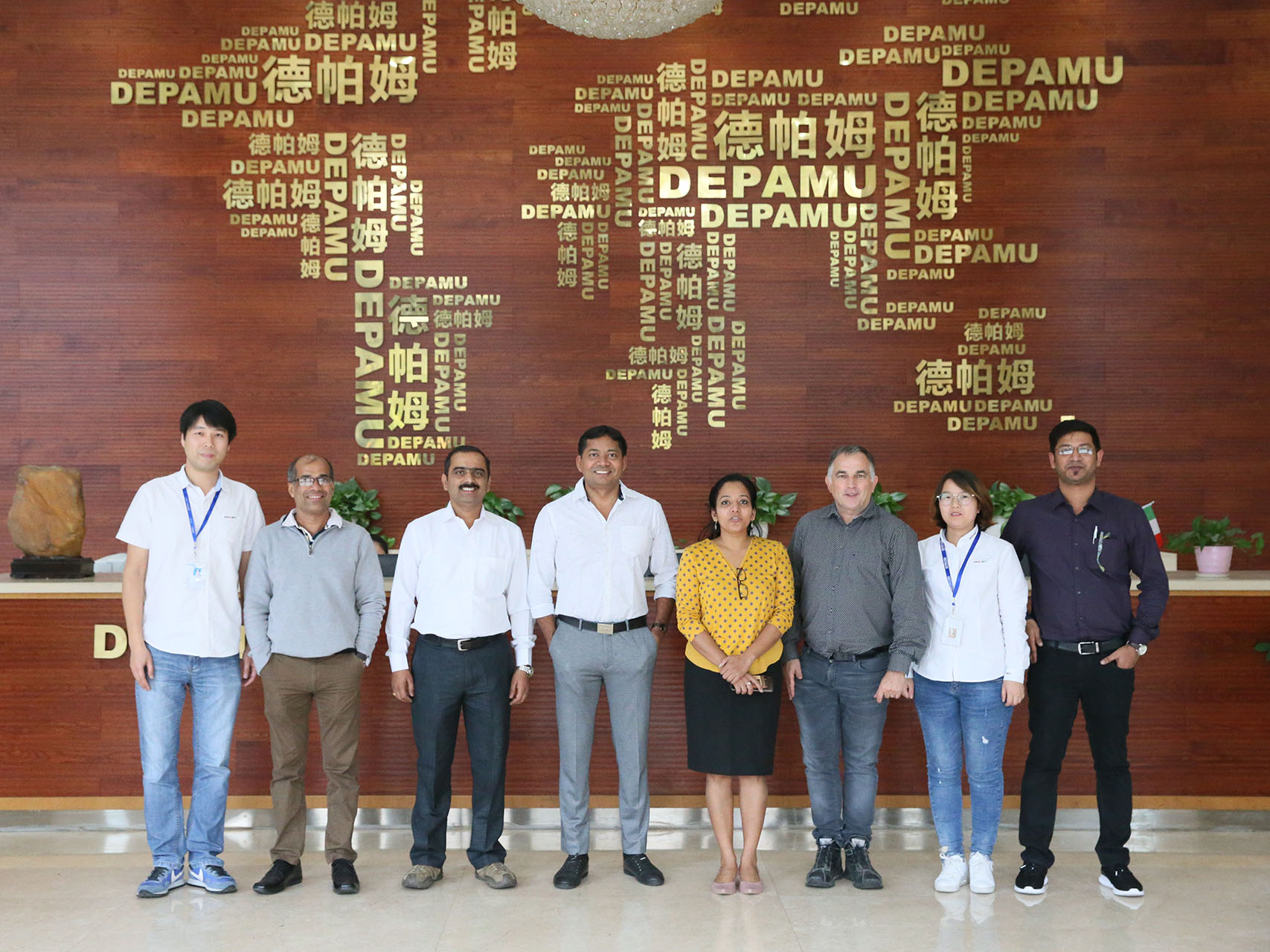 金秋十月，有朋自印度來--印度項(xiàng)目業(yè)主前來德帕姆考察驗(yàn)貨